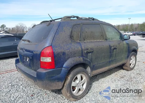 2005 Hyundai Tucson Gl из США, поврежденный, VIN KM8JM12B55U170699